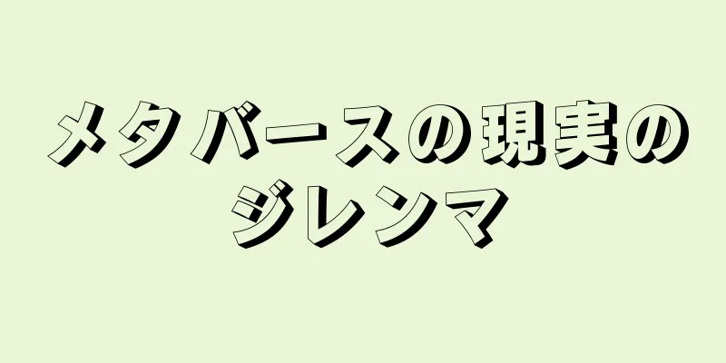 メタバースの現実のジレンマ