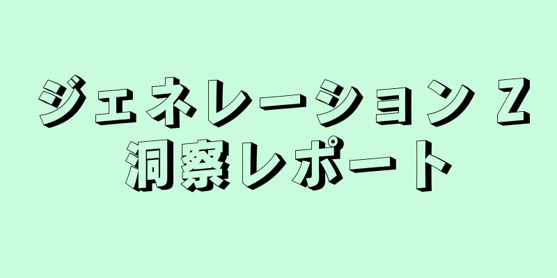 ジェネレーション Z 洞察レポート