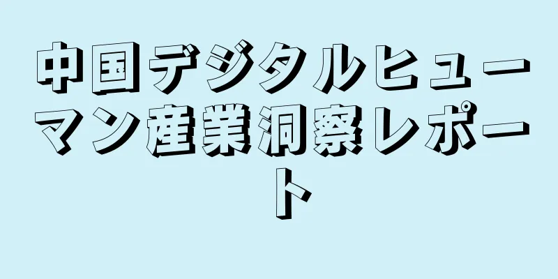 中国デジタルヒューマン産業洞察レポート