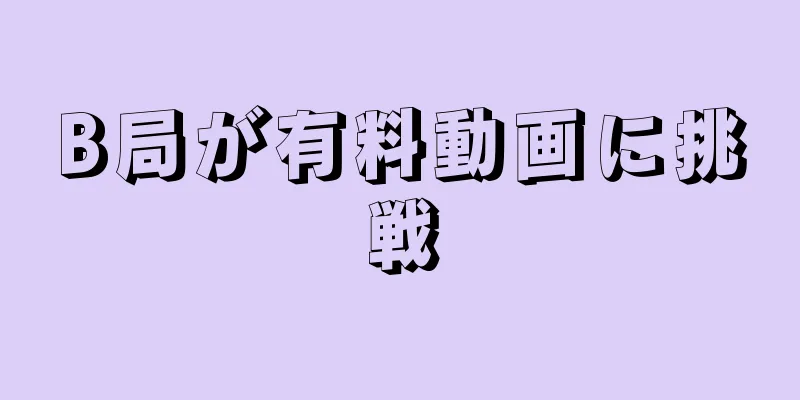 B局が有料動画に挑戦