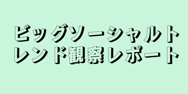 ビッグソーシャルトレンド観察レポート