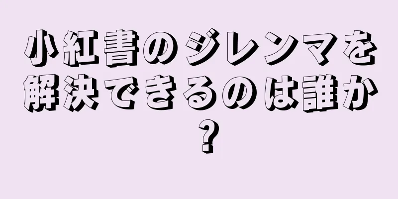 小紅書のジレンマを解決できるのは誰か？
