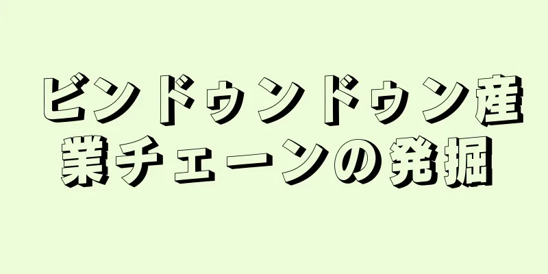 ビンドゥンドゥン産業チェーンの発掘