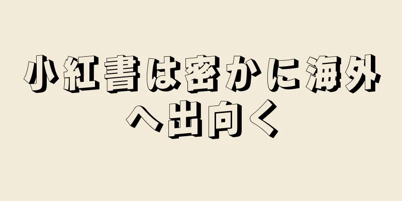 小紅書は密かに海外へ出向く
