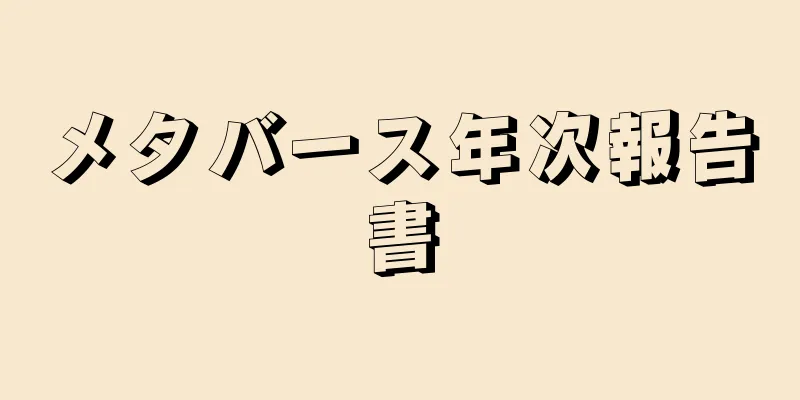 メタバース年次報告書