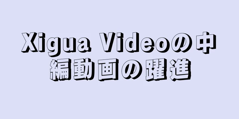 Xigua Videoの中編動画の躍進