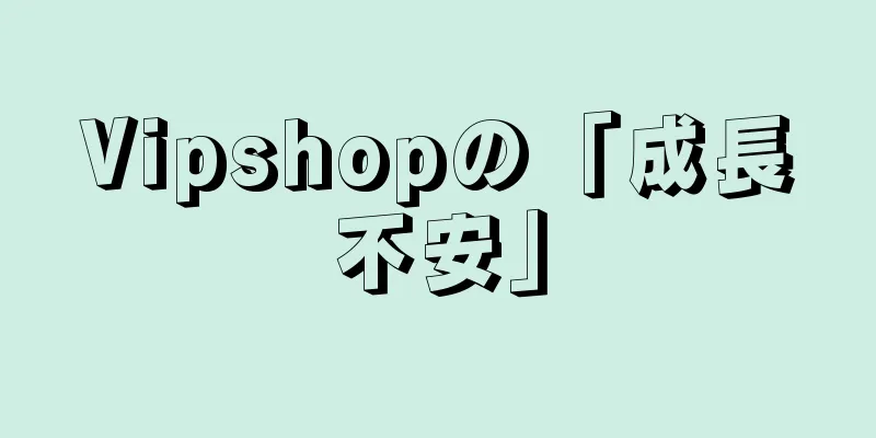 Vipshopの「成長不安」