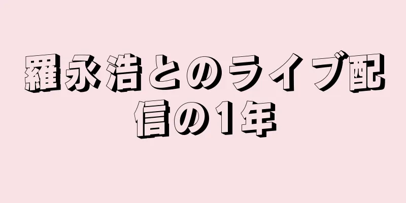 羅永浩とのライブ配信の1年