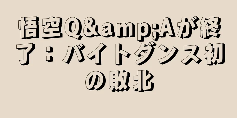 悟空Q&Aが終了：バイトダンス初の敗北