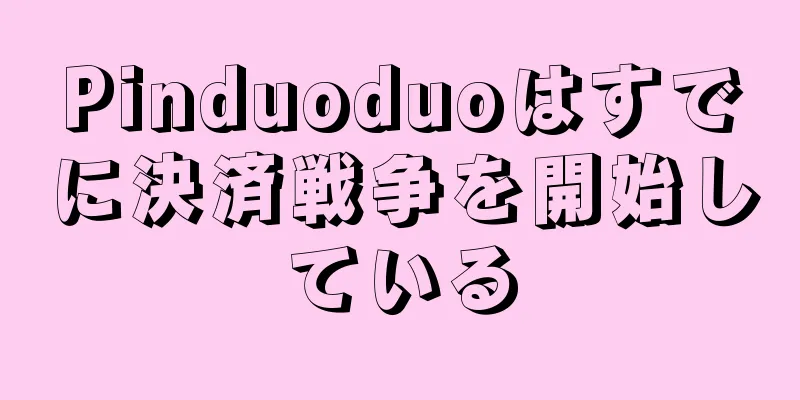 Pinduoduoはすでに決済戦争を開始している