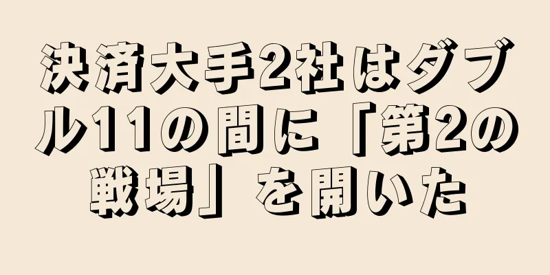 決済大手2社はダブル11の間に「第2の戦場」を開いた