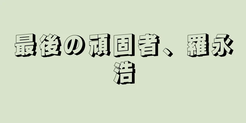 最後の頑固者、羅永浩
