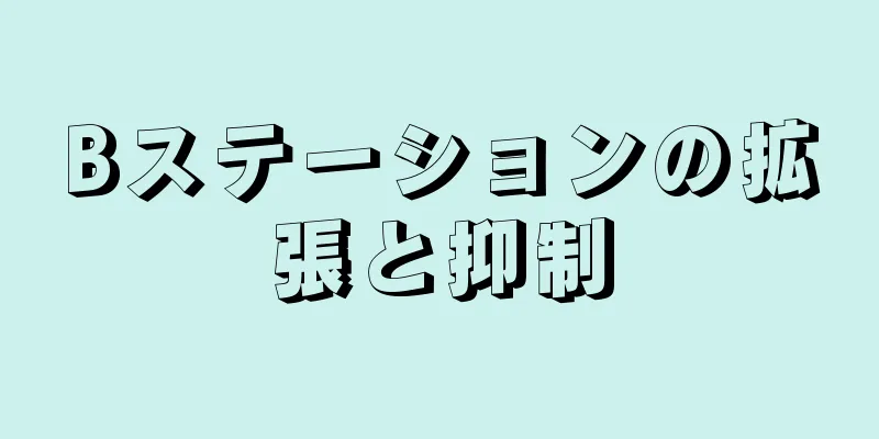 Bステーションの拡張と抑制
