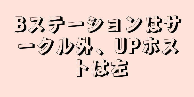 Bステーションはサークル外、UPホストは左
