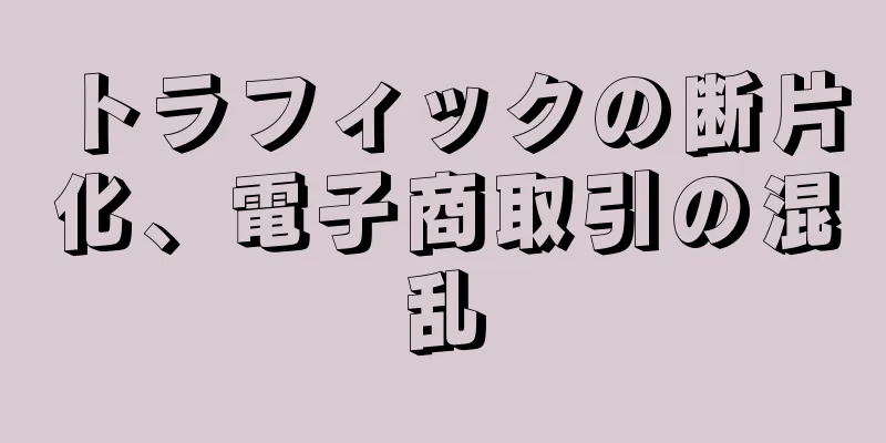 トラフィックの断片化、電子商取引の混乱