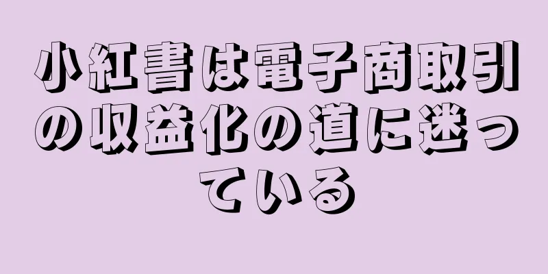 小紅書は電子商取引の収益化の道に迷っている