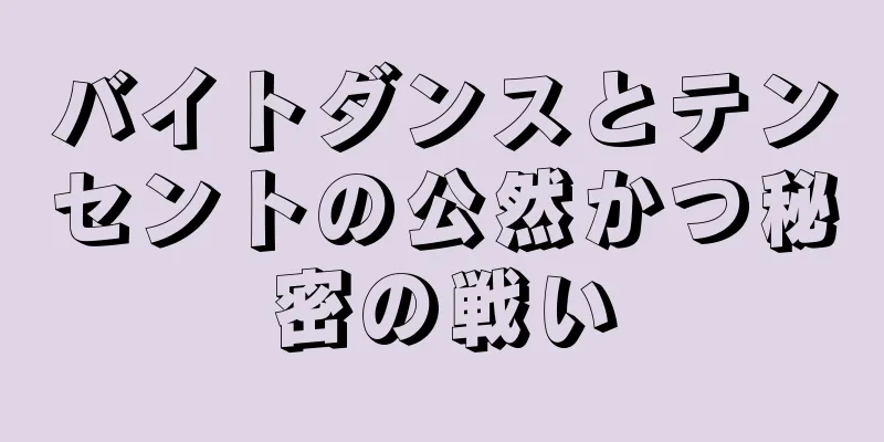 バイトダンスとテンセントの公然かつ秘密の戦い