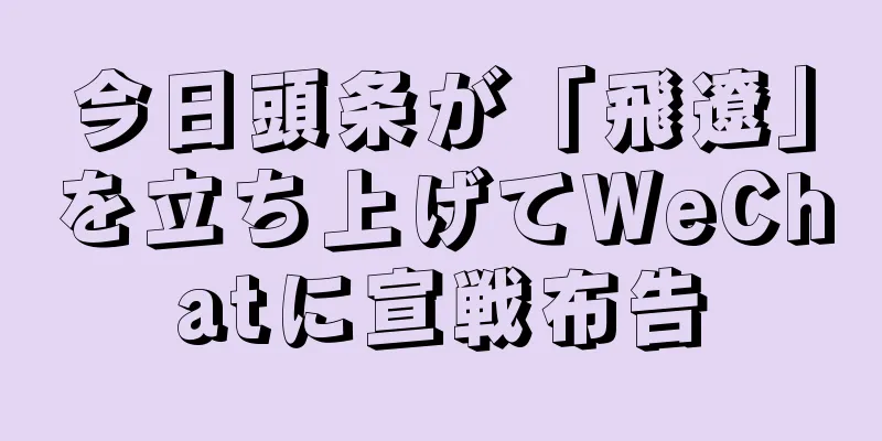 今日頭条が「飛遼」を立ち上げてWeChatに宣戦布告