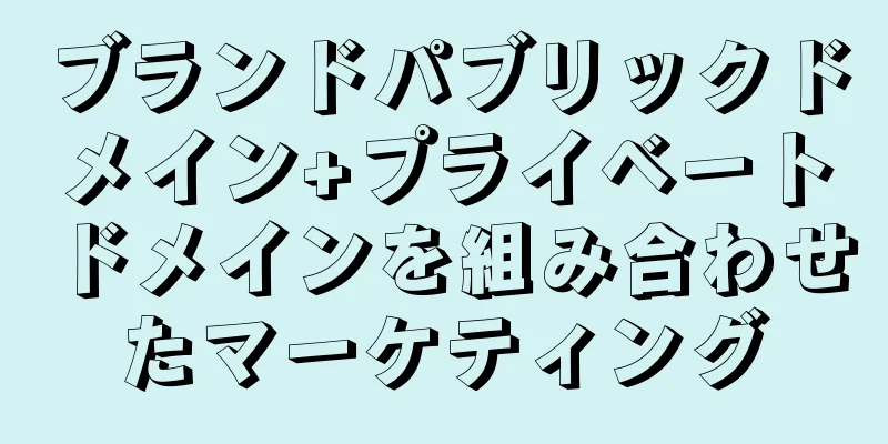 ブランドパブリックドメイン+プライベートドメインを組み合わせたマーケティング
