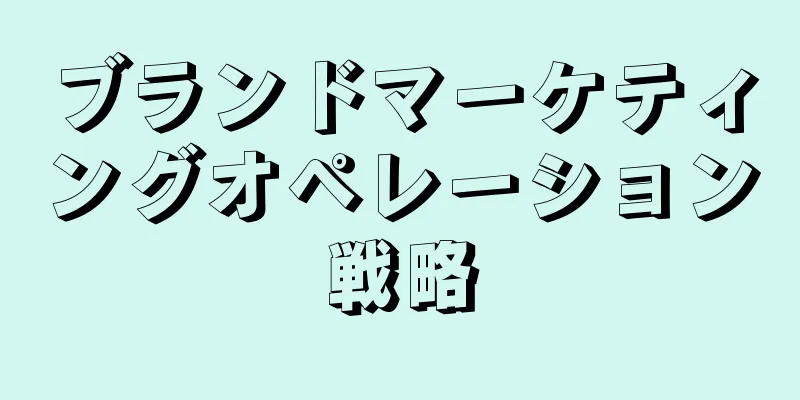 ブランドマーケティングオペレーション戦略