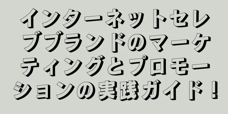 インターネットセレブブランドのマーケティングとプロモーションの実践ガイド！