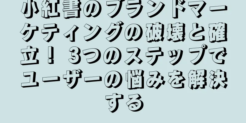 小紅書のブランドマーケティングの破壊と確立！ 3つのステップでユーザーの悩みを解決する