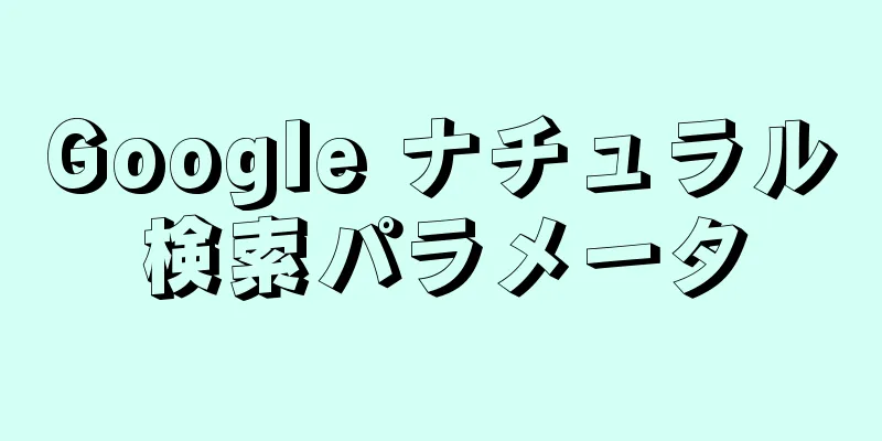 Google ナチュラル検索パラメータ