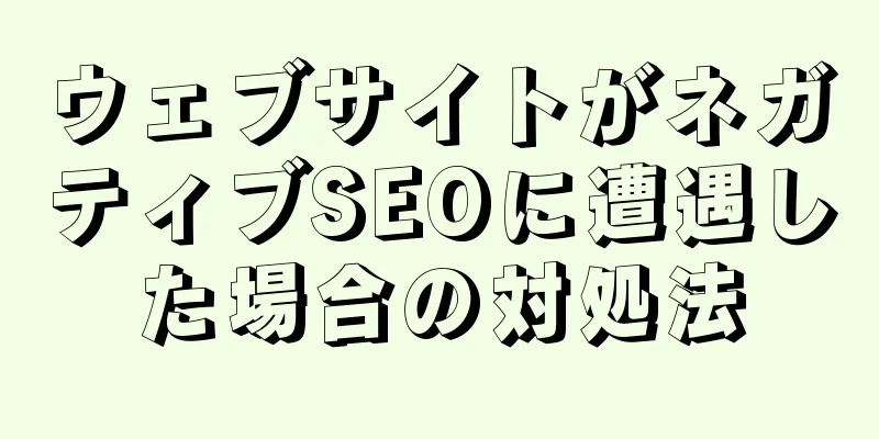 ウェブサイトがネガティブSEOに遭遇した場合の対処法