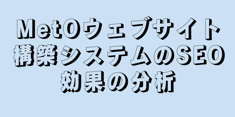 MetOウェブサイト構築システムのSEO効果の分析
