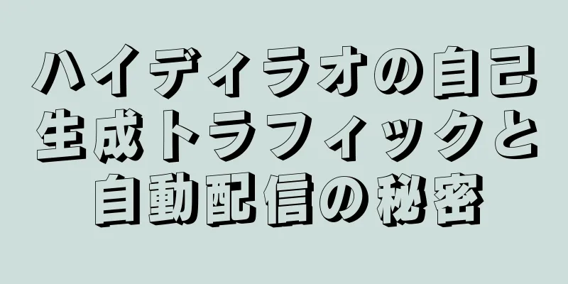 ハイディラオの自己生成トラフィックと自動配信の秘密