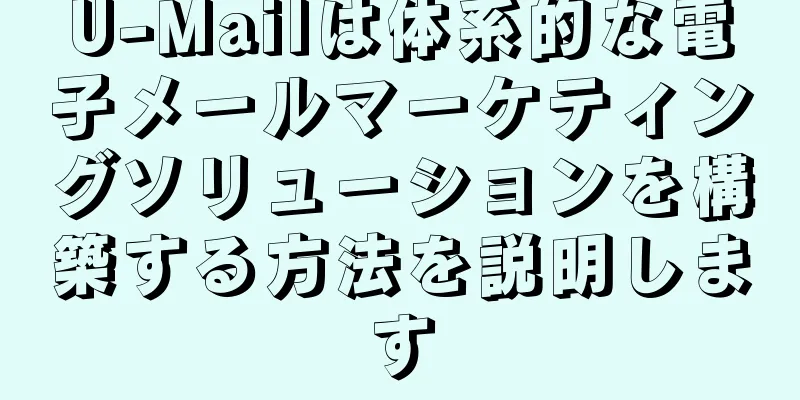 U-Mailは体系的な電子メールマーケティングソリューションを構築する方法を説明します