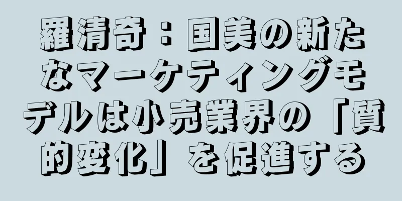 羅清奇：国美の新たなマーケティングモデルは小売業界の「質的変化」を促進する