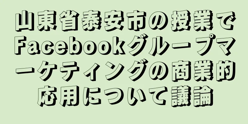 山東省泰安市の授業でFacebookグループマーケティングの商業的応用について議論