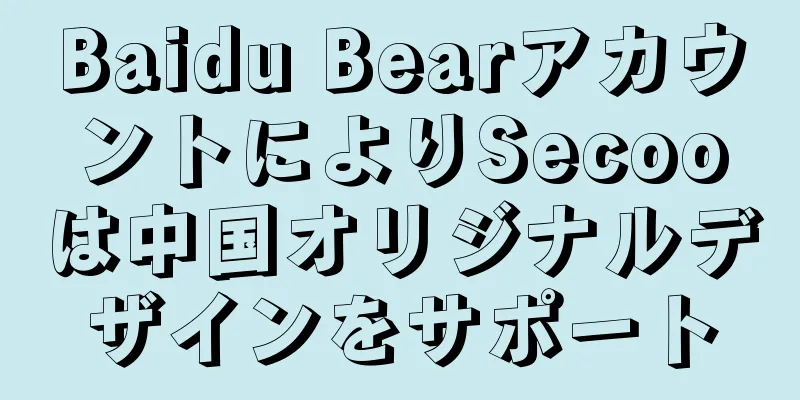 Baidu BearアカウントによりSecooは中国オリジナルデザインをサポート
