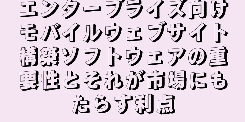 エンタープライズ向けモバイルウェブサイト構築ソフトウェアの重要性とそれが市場にもたらす利点