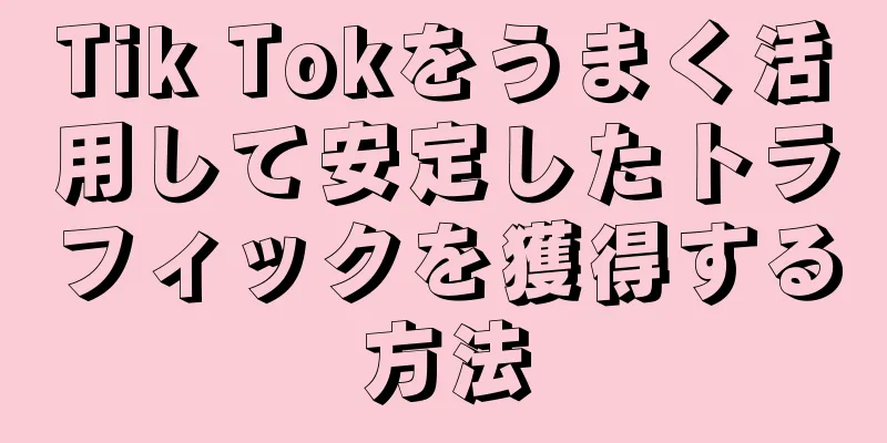 Tik Tokをうまく活用して安定したトラフィックを獲得する方法