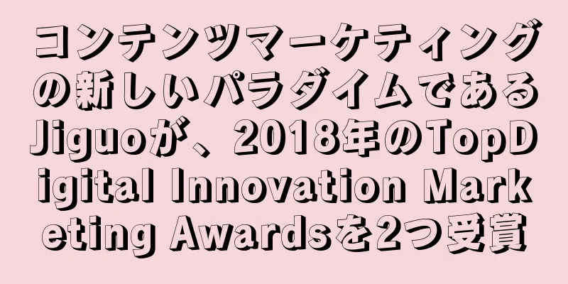 コンテンツマーケティングの新しいパラダイムであるJiguoが、2018年のTopDigital Innovation Marketing Awardsを2つ受賞
