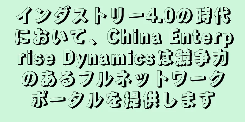 インダストリー4.0の時代において、China Enterprise Dynamicsは競争力のあるフルネットワークポータルを提供します
