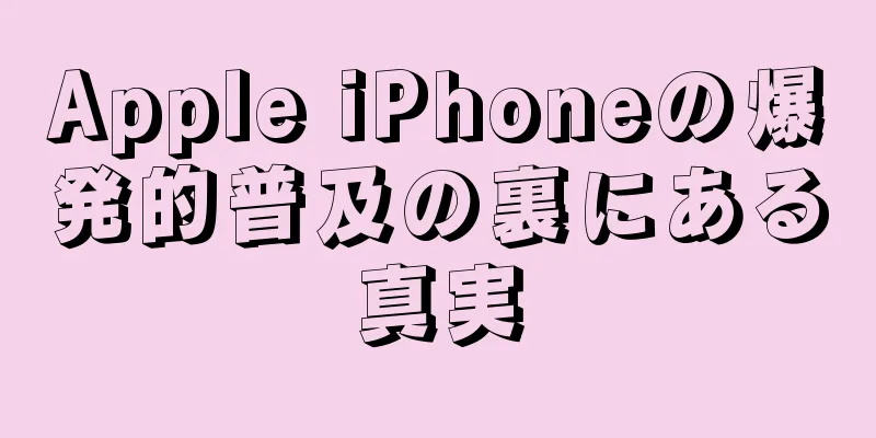Apple iPhoneの爆発的普及の裏にある真実