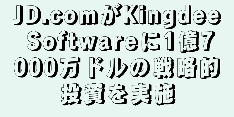 JD.comがKingdee Softwareに1億7000万ドルの戦略的投資を実施