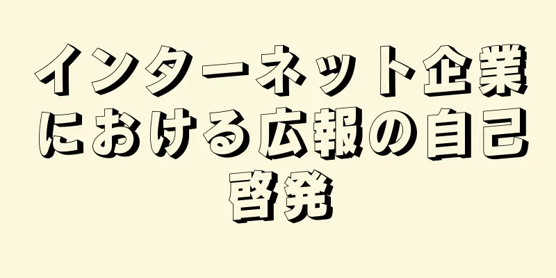 インターネット企業における広報の自己啓発
