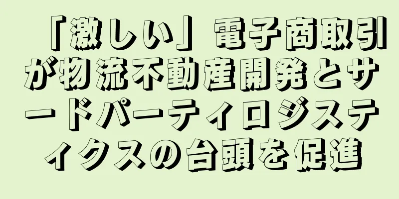 「激しい」電子商取引が物流不動産開発とサードパーティロジスティクスの台頭を促進
