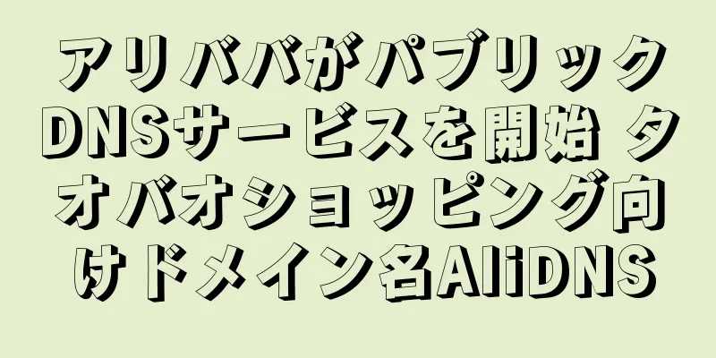 アリババがパブリックDNSサービスを開始 タオバオショッピング向けドメイン名AliDNS