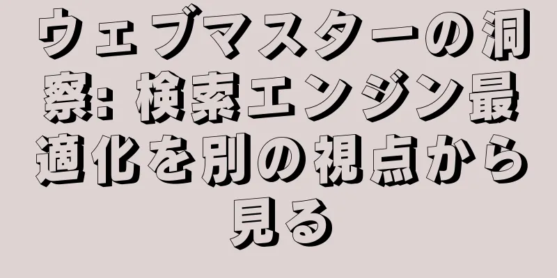 ウェブマスターの洞察: 検索エンジン最適化を別の視点から見る