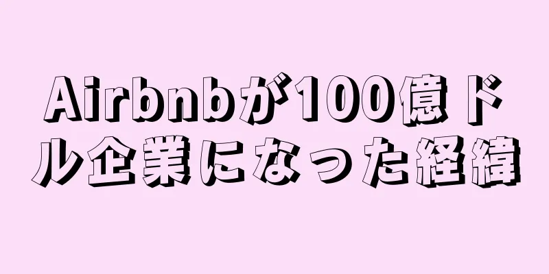 Airbnbが100億ドル企業になった経緯