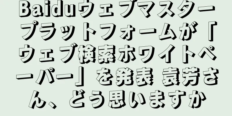 Baiduウェブマスタープラットフォームが「ウェブ検索ホワイトペーパー」を発表 袁芳さん、どう思いますか