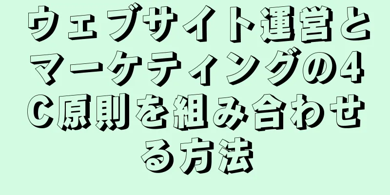 ウェブサイト運営とマーケティングの4C原則を組み合わせる方法