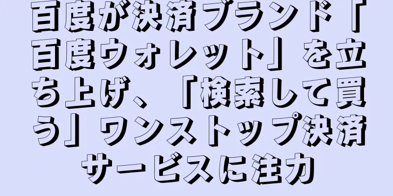 百度が決済ブランド「百度ウォレット」を立ち上げ、「検索して買う」ワンストップ決済サービスに注力