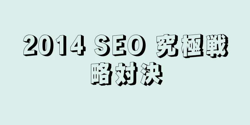 2014 SEO 究極戦略対決