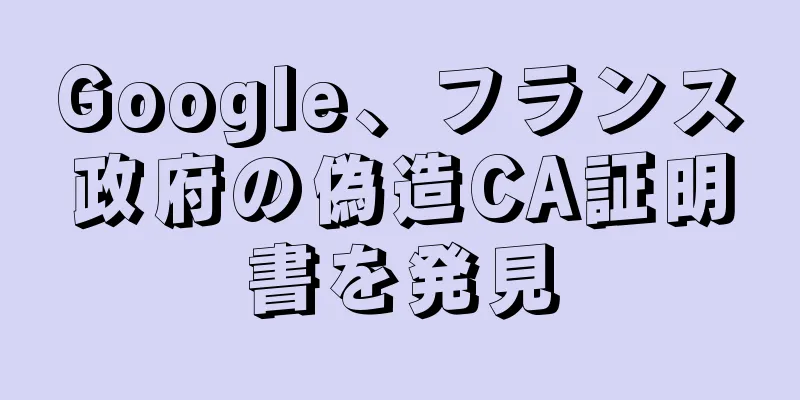 Google、フランス政府の偽造CA証明書を発見